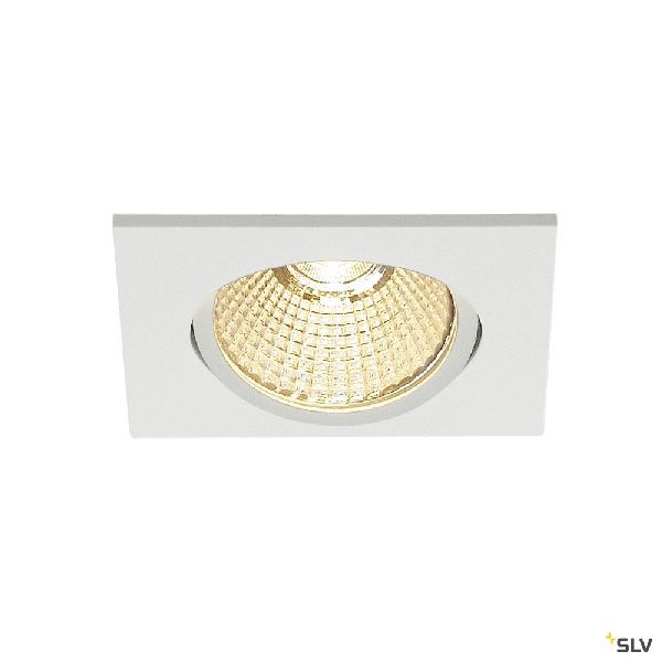 NEW TRIA 68, carré, LED, blanc, 12W, 3000K, 38°, alim inclus 114391