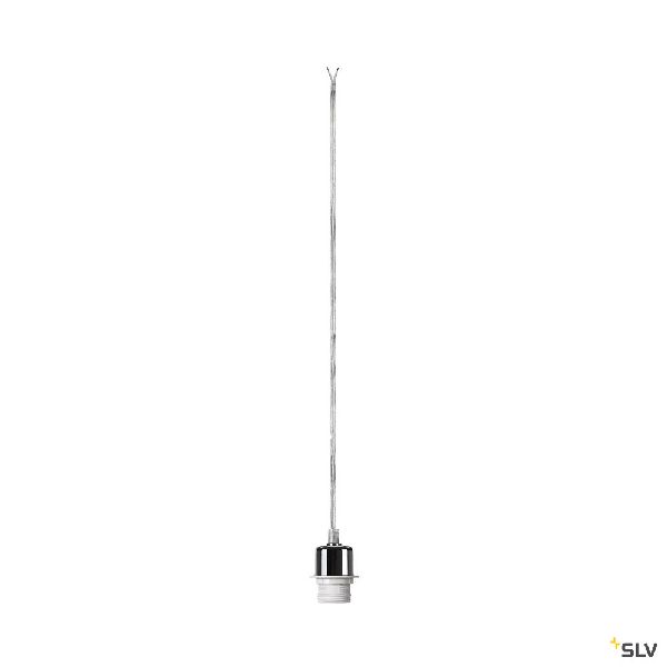 FENDA, suspension intérieure, chrome, E27, 60W max, câble nu sans patère de 1,5m 132662