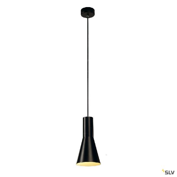 PHELIA 10, suspension intérieure, Ø 13 cm, noir/blanc, E27, 23W max 133330