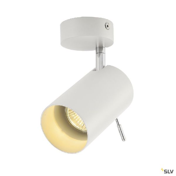 ASTO TUBE, applique et plafonnier intérieur, simple, blanc, GU10/QPAR51, 50W max 147411