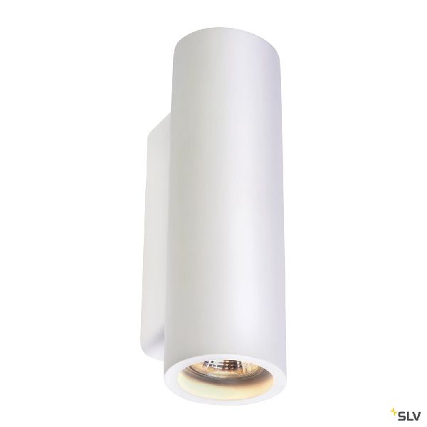 PLASTRA, applique intérieure, blanc, GU10/QPAR51, 2x 35W max, plâtre 148060