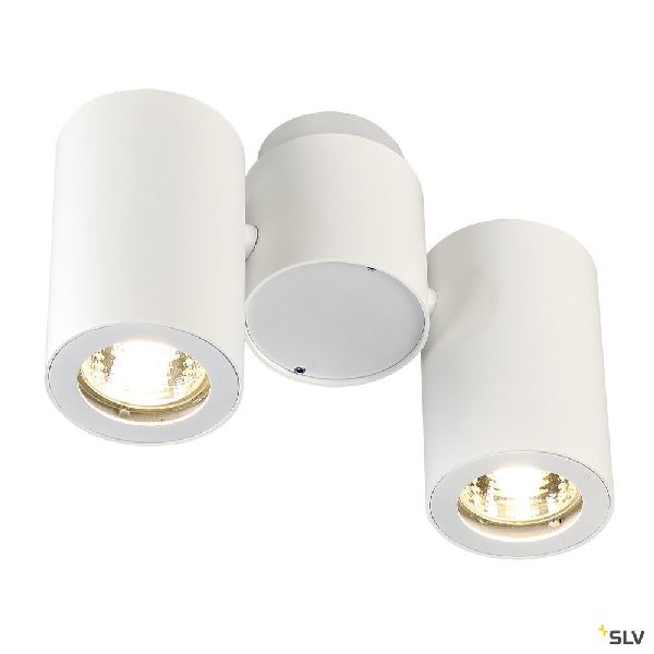 ENOLA B, spot double, applique et plafonnier, blanc, 2xGU10, max. 2x50W 151831