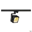 EURO CUBE, spot pour rail 3 allumages intérieur, 60°, noir, LED, 28,5W, 3000K 152750