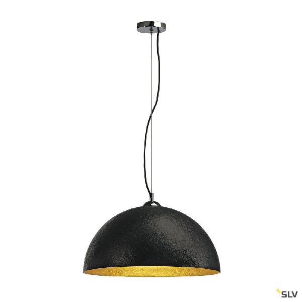 FORCHINI 50, suspension intérieure, Ø 50 cm, noir/or, E27, 40W max 155530