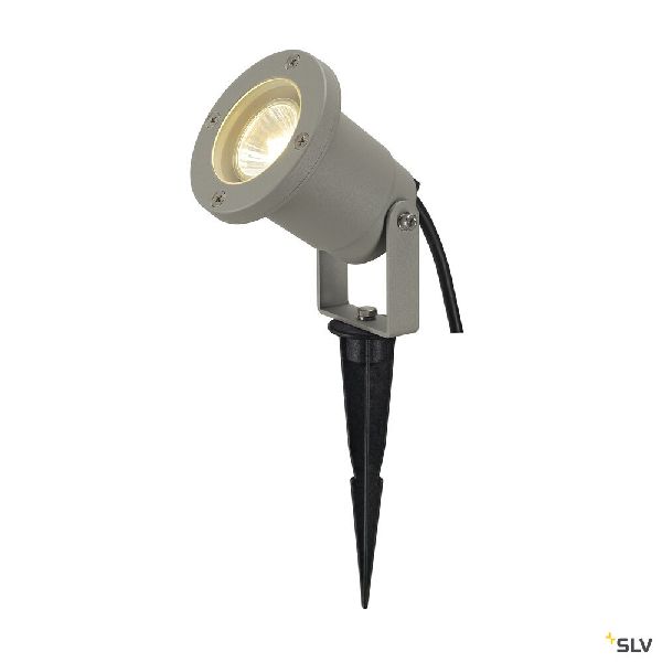 NAUTILUS 10, projecteur extérieur, rond, gris, GU10/QPAR51, 35W max, IP65 227418