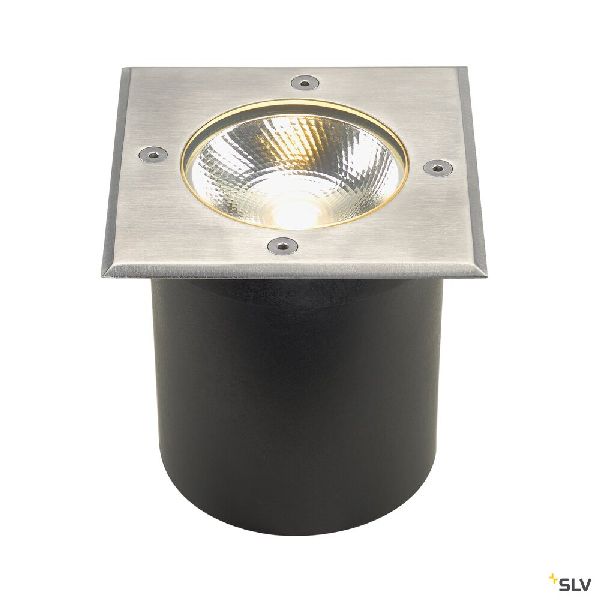 ROCCI, carré, encastré de sol ext., 9,8W, Inox 316, LED 3000K IP67 227604