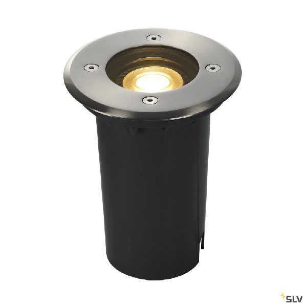 SOLASTO (EARTHLUX), rond, encastré de sol ext., QPAR51, Inox 304, GU10 6W 227680