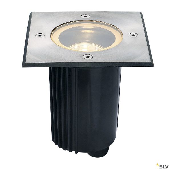 DASAR 80, encastré de sol, QPAR51, GU10, carré, inox 316, max. 35W, IP67 229324