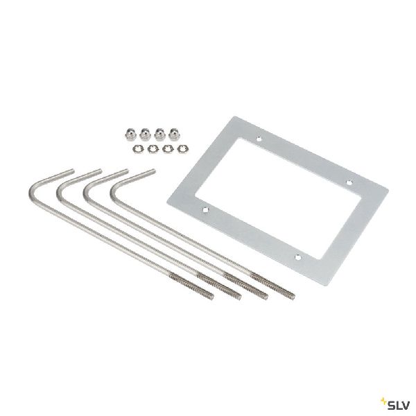 Accessoires de fixation pour béton, extérieur, gris 232119