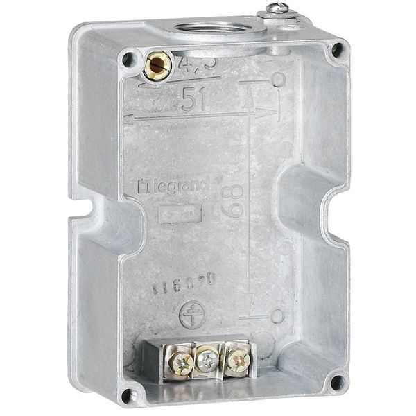 Boitier Pour Socle De Connecteur Metal 16A 2P+T legrand 052069