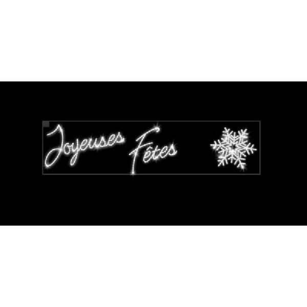 JOYEUSES FETES - TraverséeL4mx m230V Blanc pétillant - Festilight 43206LED-P0