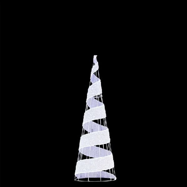 RIBBON TREE - Sapin ruban m x Ø1m -230V Blanc pétillant - Festilight 43431LED-P0