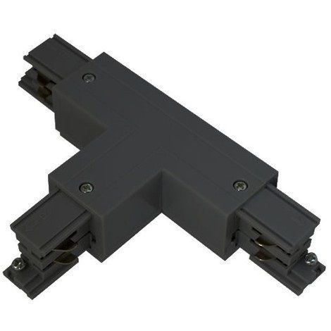 Luminaire Té 3 allumages noir accessoire rail