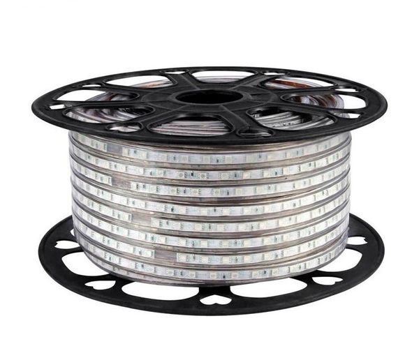 Luminaire Rouleau cordon lumineux PVC Led jaune 100M 230v