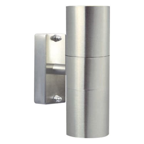 Luminaire  Applique Murale GU10 2x35W inox 230V IP54 CL1