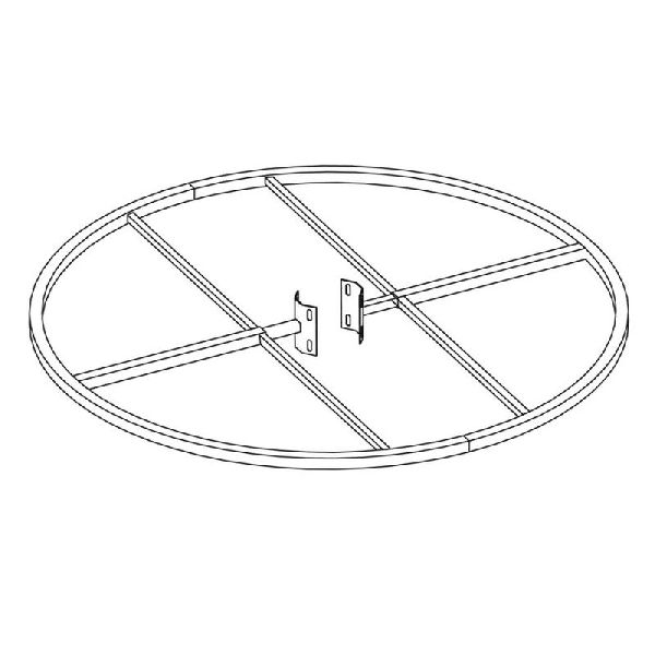 Fixation circulaire pour décor de poteau diam 60cm - Festilight 90608