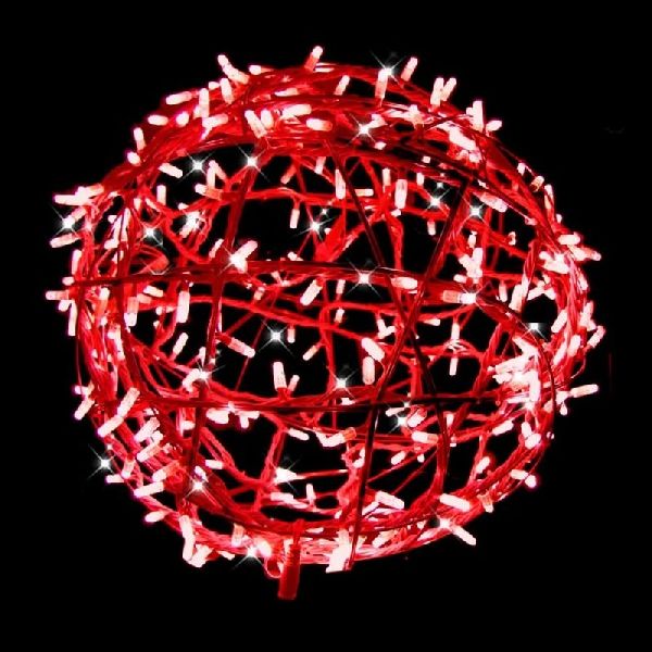 SATURN - Sphère ø60cm230V Rouge pétillant - Festilight 98606-AWP2-Z