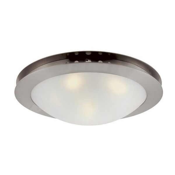 Luminaire  PLAFONNIER 6X40W E27 VERRE MET