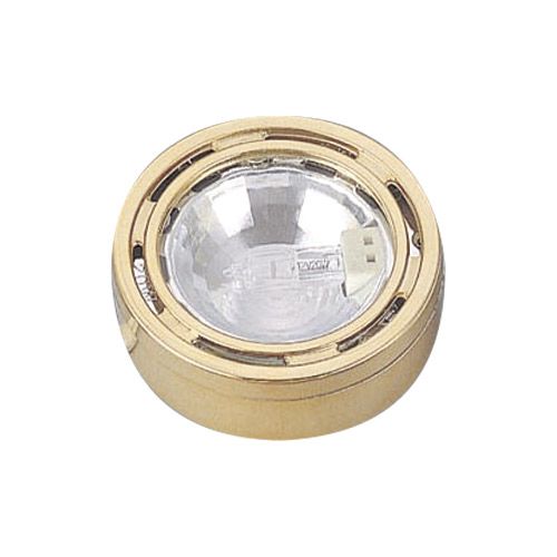 [LK-XFSP-4] Luminaire  Spot saillie fixe doré 12V 20W (ampoule et alim non inclus)
