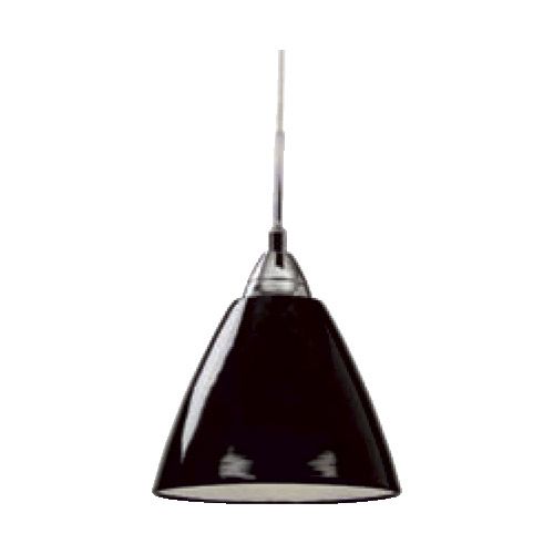 [NOR-7315-02] Luminaire Suspension E14 40W Metal Laqué noir 230V IP20 CL2