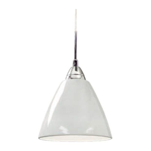 Luminaire Suspension E27 60W Metal Laqué blanc 230V IP20 CL2