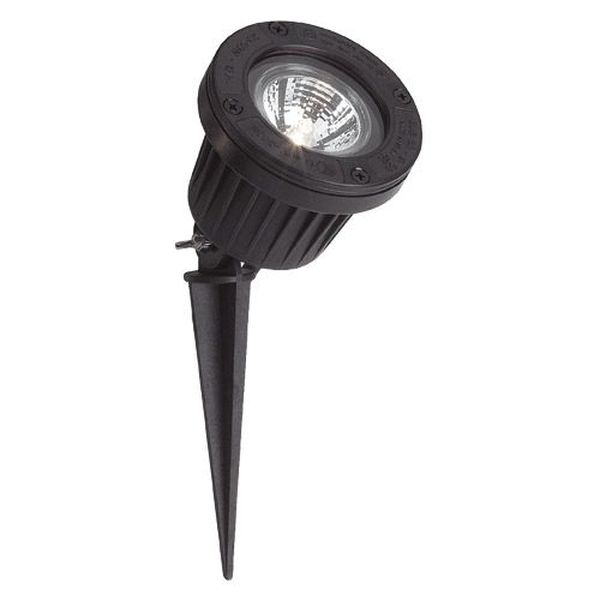 Luminaire Spot Piquet Gx5,3 12V 50W 12V noir
