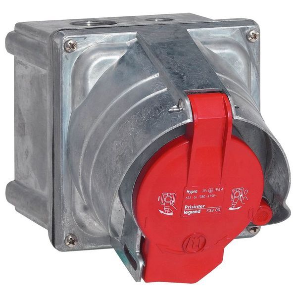 Prisinter Fixe Hypra Ip44/55 63A 380V~ À 415V~ 3P+T Mé legrand 053800