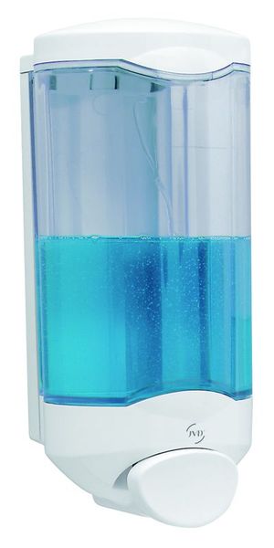 Distributeur Savon CRYSTAL 1L bouton-poussoir - JVD 844102