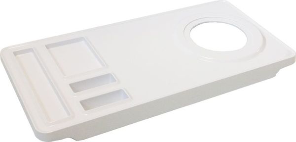 Plateau MAESTRO blanc percé - JVD 8661157