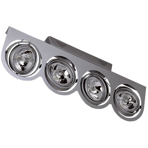Luminaire PROJ.ORIENT. 4XAR111 50W+ALIM