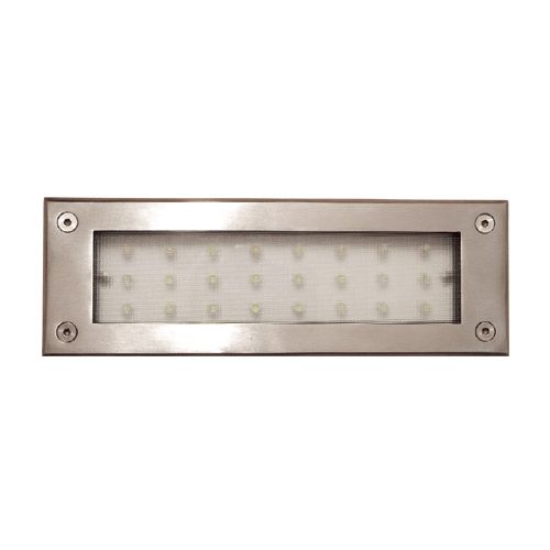 [LU-WALL] Luminaire  Encastre Mural Gris LED 1W 230V IP65