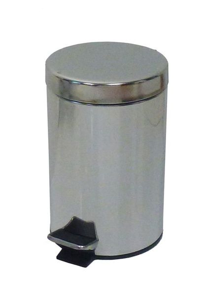 COLLECTEUR à pédale 5L inox miroir - JVD 899436