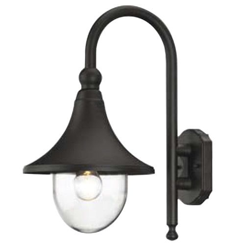[LK-TO3102-02] Luminaire  Applique E27 noir 230V extérieur IP44