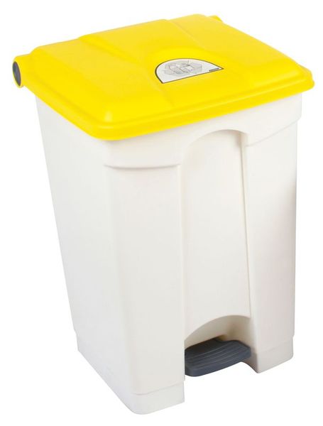 CONTAINER 45L blanc couvercle jaune - JVD 899741