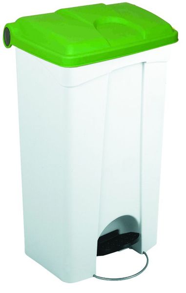 CONTAINER 90L blanc couvercle vert - JVD 899745