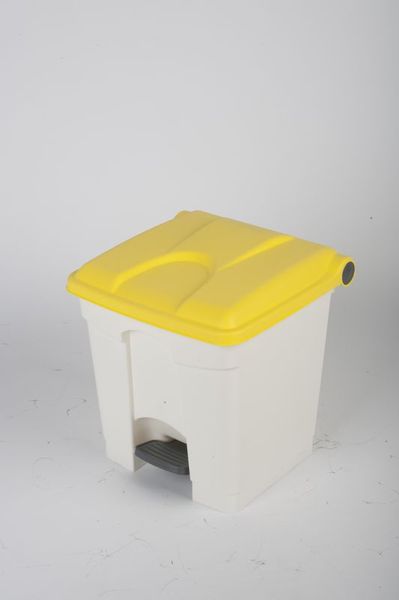 CONTAINER 30L blanc couvercle jaune - JVD 899751