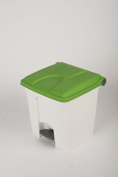 CONTAINER 30L blanc couvercle vert - JVD 899752