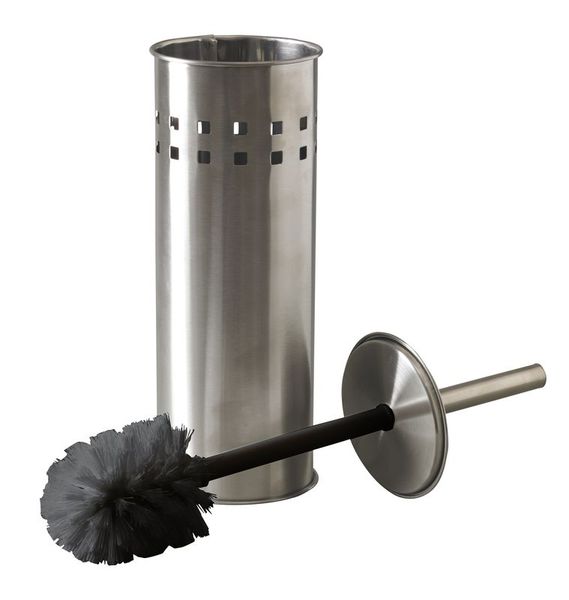 BALAI Brosse WC + Support inox brossé - JVD 899796