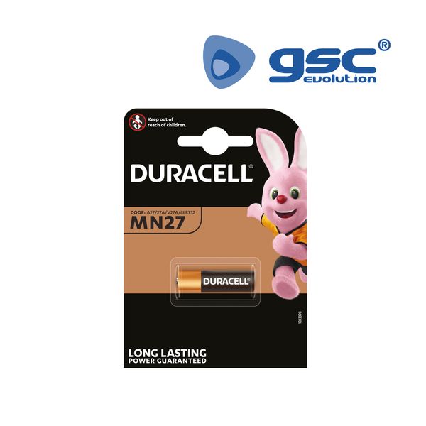 Pile alcaline Duracell MN27 Blister 1 | 009000141