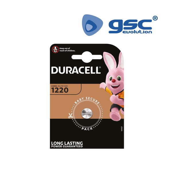 Pile au lithium Duracell DL1220 Blister 1 | 009000146