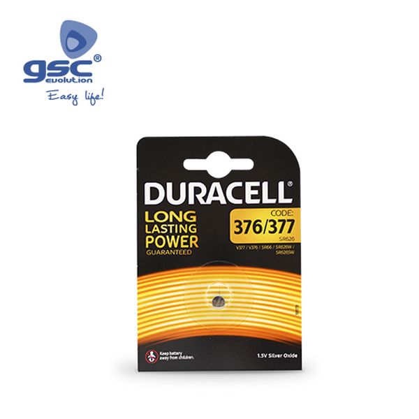 Pile de montre Duracell 377 Blister 1 | 009000155