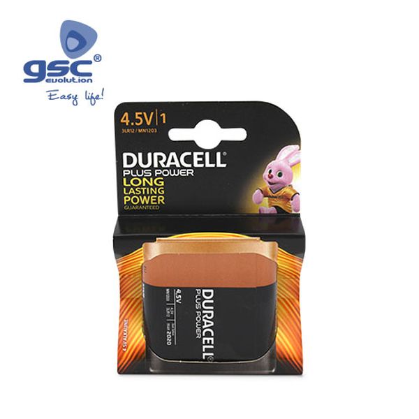 Pile petaca DURACELL Plus 3R12-4.5V Blister 1ud | 009000115