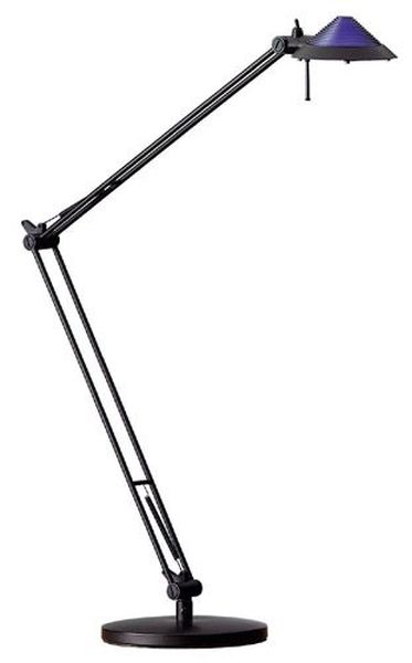 [LB-973] Luminaire  Lampe de bureau noir articule transfo. 230/12V G6,35 50W INTIMUS