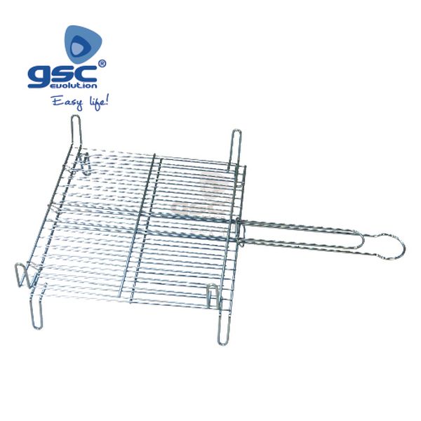 Double grill 40.Acier galvanisé.40x45cm | 002702531