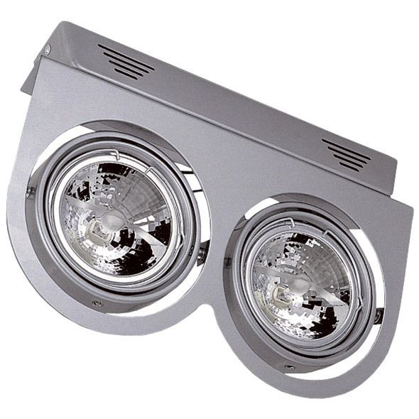 [LK-XF002H] Luminaire PROJ.ORIENT. 2XAR111 50W+ALIM