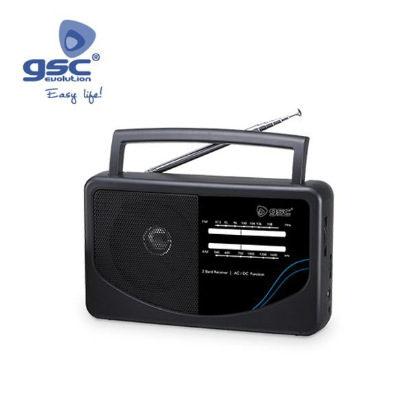 Radio horizontal portative 3xD et 230V 250x65x130m | 002402597