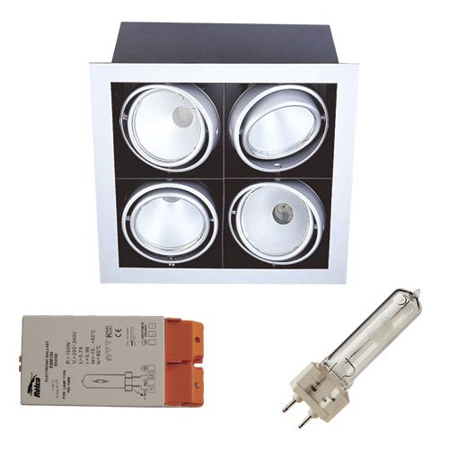 Luminaire  Cadran électronique+lampe 4x70W 230V