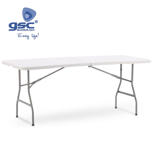 Table pliante polyéthylène 182x74x74,5cm | 003602097
