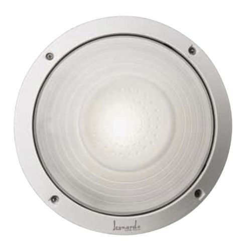 Luminaire Hublot rond gris E27 100W Classe I IP54 230V