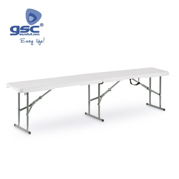 Table pliante polyéthylène 183x43x25cm | 003602099